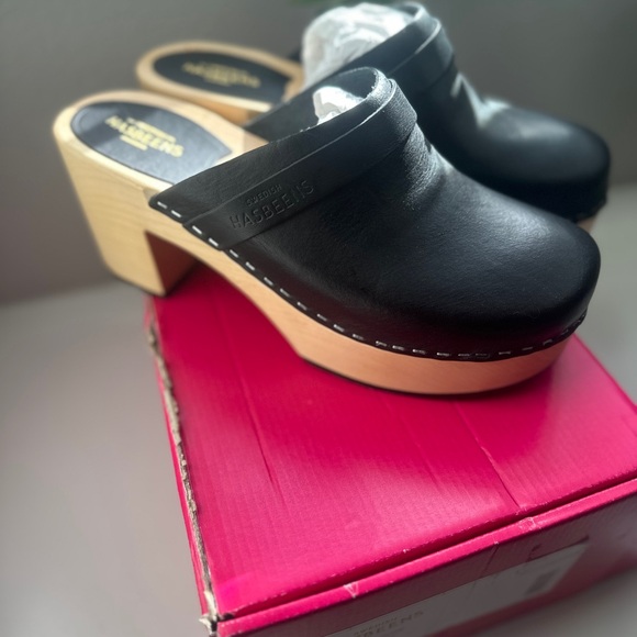 Swedish Hasbeens: Louise Clog. Black. Size 39. - Picture 1 of 2